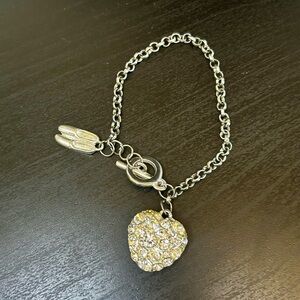 Silver Heart Charm Bracelet